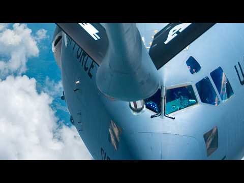 Inside the KC-135 Stratotanker: Mid-Air Refueling Training Mission