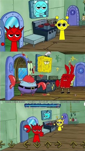 Friday Night Funkin' Mr Krab Angry but All Sprunki - FNF Krusty Karoling Mods