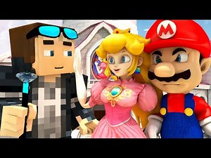 SUPER MARIO 64 VS MINECRAFT! (official) Mario Minecraft Animation Game Challenge