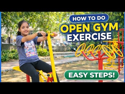 How to use open Gym Equipments to stay fit#fitness #park workout #health# motivation