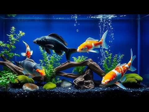 Aquarium Ambience & Fish Tank Sounds | Peaceful Underwater Background for Deep Sleep & Relaxation