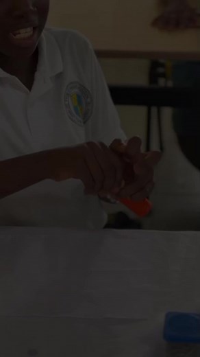 Stitch by stitch…. Learning the art of sewing… one lesson at a time. #vision #education #meta #ghana #HandsOnLearning
