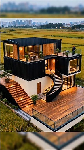 Luxury Container House Design | Modern 3D Architectural Concept
