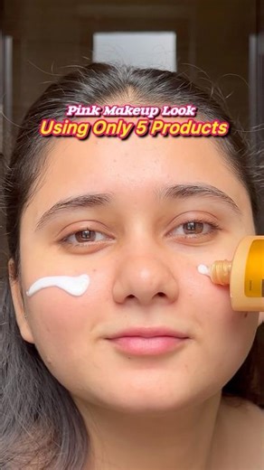 Perfect Pink Makeup Look 💕 Simple, Glowy & Beginner Friendly ✨