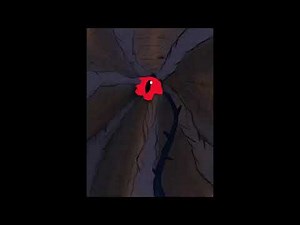 Land Before Time deleted scene fan animation: Sharptooth attack in tree