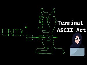Add some life to your Terminal with ASCII ART (MAC & LINUX) in less then 5 mins !