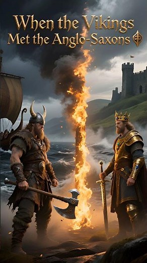 When the Vikings Met the Anglo-Saxons ⚔️ | Part 2 #shorts #history #ytshorts
