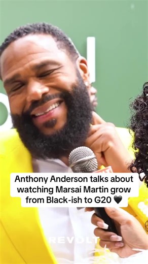 Anthony Anderson Reflects on Marsai Martin's Journey