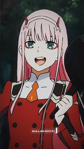 “Zero Two Looks TOO Cute 💕✨”#DarlingInTheFranxx