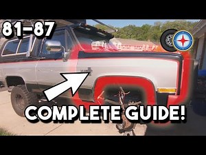 Fender Removal 81-87 Chevrolet / GMC Truck (CUCV Blazer & Suburban) - Squarebody