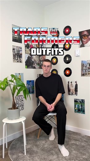 Transformers Inspired Blue Jacket Outfit Ideas