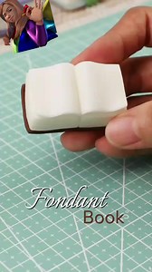 Learn how to make portable book with fondant 👌 #bolly #cake | Bolly Kay