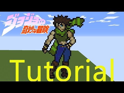 How To Build Joseph Joestar from Jojo's Bizarre Adventure in MINECRAFT!!!