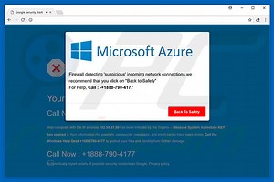 Microsoft Azure POP-UP virus