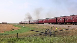 25K views · 1.2K reactions | Turn. It. Up. This week, CPKC brought Canadian Pacific 4-6-4 2816 out for its longest test run yet, this time to Lethbridge, Alberta, in preparation for next year's cross-continental tour to Mexico City. On Friday morning, the classy-looking Hudson stormed north out of Kipp Yard on CP's Aldersyde Subdivision. After an extensive rebuild by the CPKC steam team, this 92-year-old looks and sounds great! | Railfan & Railroad Magazine | Facebook