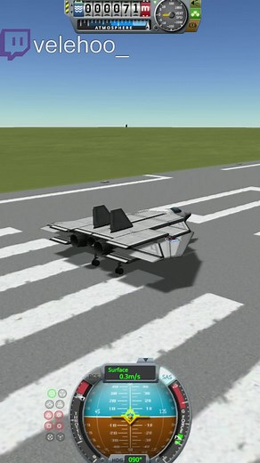 weird hollow plane #ksp #kerbalspaceprogram #plane #gaming #twitch #streamer