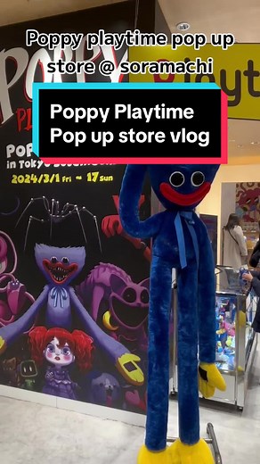 Exploring Poppy Playtime Pop Up Store at Soramachi Vlog!