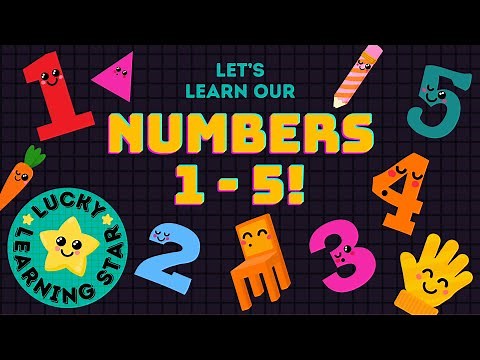🍎 Let's Learn Numbers 1-5 Video for Preschoolers & Toddlers | Count, Move & Explore ✨