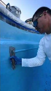 AQUA BLUE MIRCO PEBBLE #primetimepoolplastering... #Shorts #primetimepoolplastering