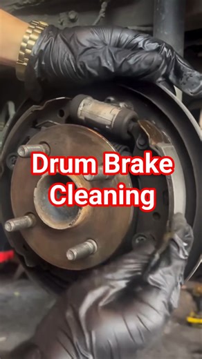 REVIEW: Drum Brake Cleaning #brakesystem #automobile #mechanic #autoparts #restore
