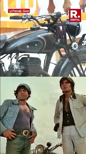 IFFI Displays ‘Jai Veeru’ Bike as Sholay Turns 50
