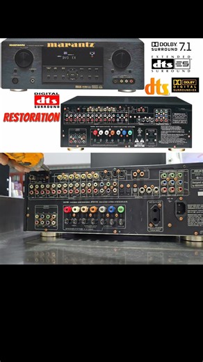 7.1 AV Receiver restoration #avreceiver #amplifier #dolby #dts