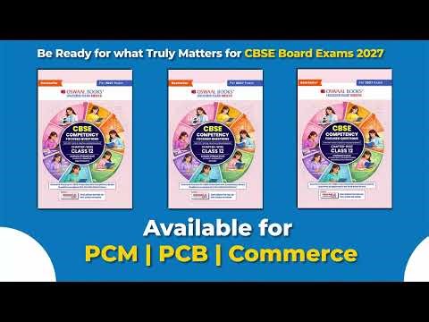 CBSE Class 12 Competency-Based Question | PCM, PCB & Commerce | 2027 Boards | Oswaal Books