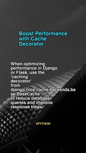 Boost Performance With Cache D