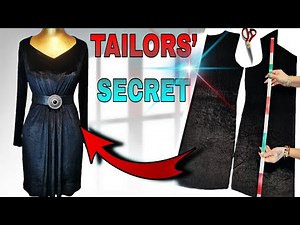 The Secret No Tailor Ever Tells You | The Fastest & Easiest Way to Cut Shirt Front & Back Patterns