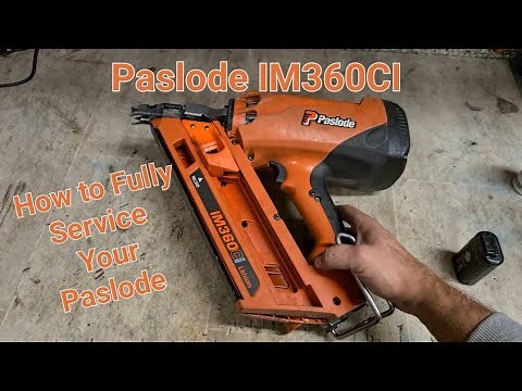 Full how to Video, How to fully strip, clean and service Your Paslode IM360CI nail gun.
