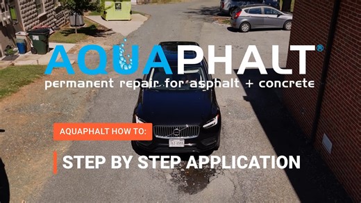 Aquaphalt Installation — Shortened 90 second version!