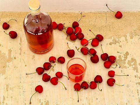 Romanian Cherry Liqueur Homemade Recipe - The Vișinată
