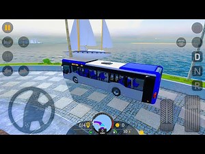 Bus Simulator Realistic City Map Real Bus Driving Ride Android - Gameplay