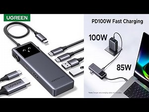 UGREEN Uno USB C HUB 6-in-1 Review | 4K@60Hz HDMI,100W PD,10Gbps USB | Best Laptop Dock Station 2025