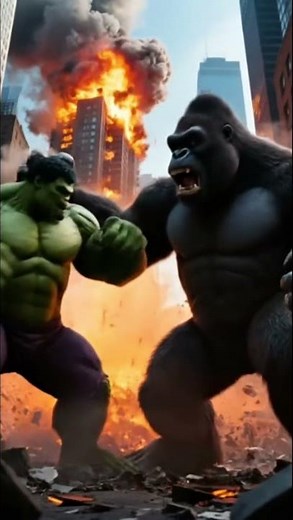 Hulk vs gorilla