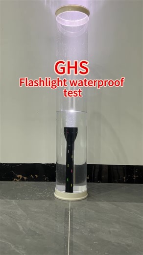 GHS Flashlight Waterproof Test Overview