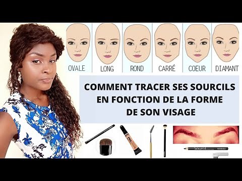 COMMENT TRACER SES SOURCILS EN FONCTION DE LA FORME DE SON VISAGE # Débutante#Dessiner comme une Pro