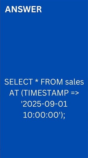 5. Time Travel query in Snowflake |#snowflake #snowflaketutorials