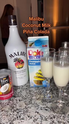 Easy Malibu Coconut Milk Piña Colada Recipe