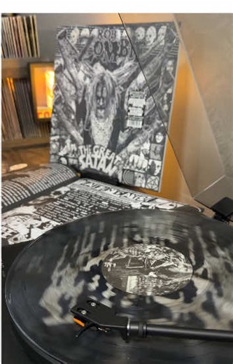 The Great Satan - Revolver Exclusive - Clear with Black Smoke Vinyl (Ltd to 1,000) 🔗 in bio. New album out February 27th! 💀 #MetalVinyl #IndustrialMetal #HeavyMetal #Rock #RockMusic