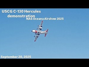 USCG C-130 Hercules Demonstration at NAS Oceana Airshow 2025