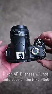 The Nikon D60 is still a VERY fun camera