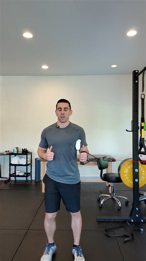 Cable Internal Rotation IR Isometric Walkout for Shoulder Pain #shorts #strength #fitness