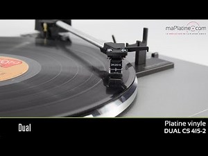 Zoom sur la platine vinyle DUAL CS 415-2