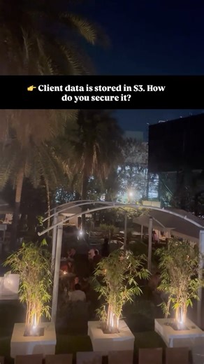 DevOps G on Instagram: "💡 How I secure client data stored in S3 : 🔒 Access Control → I keep the bucket private and use IAM roles. 👉 For example: our application on EC2 accessed S3 using an IAM role with only GetObject permission, nothing extra. 🛡️ Encryption → I enable SSE-KMS encryption for sensitive files. 👉 For example: client financial reports uploaded to S3 were encrypted using a customer-managed KMS key. 📡 In-Transit Security → I enforce HTTPS for all uploads/downloads. 👉 For exampl