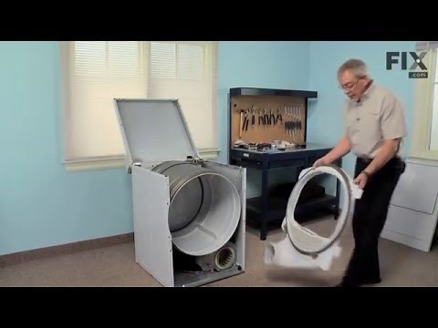 Amana Dryer Repair – How to replace the Roller Bracket and Shaft Assembly