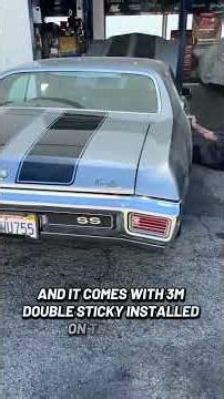 1970 Chevelle SS Rear Bumper Pad and Emblem Install Tips