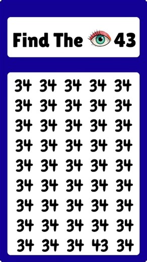 find the number 👉 43