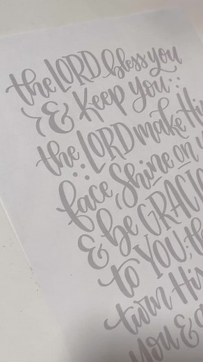 6.6K views · 138 reactions | A little different than my usual faux calligraphy! Here’s a little brush calligraphy practice! #theblessing #lettering #brushcalligraphy #moderncalligraphy #handlettering #handlettered #biblejournaling #bibleverse #scripturelettering | Imperfect Dust - Hand Lettered Art by Danielle | Facebook