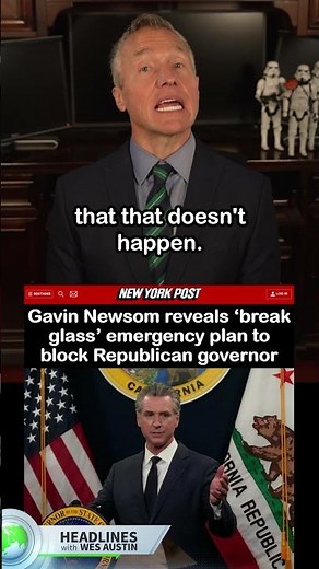 Newsom Reveals “Break the Glass” Plan